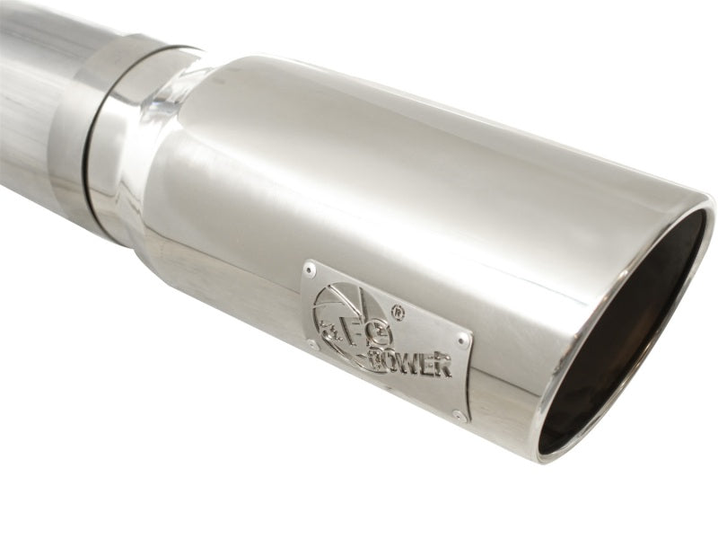 aFe MACHForce XP Exhaust 5in DPF-Polished, GM Diesel Trucks 07.5-10 V8-6.6L 9(td) LMM 49-44040-P 49-44040-P Photo - Unmounted