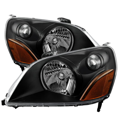 SPYDER Xtune Honda Pilot 03-05 Crystal Headlights Black HD-JH-HPIL03-AM-BK 9023699 9023699 Photo - Primary