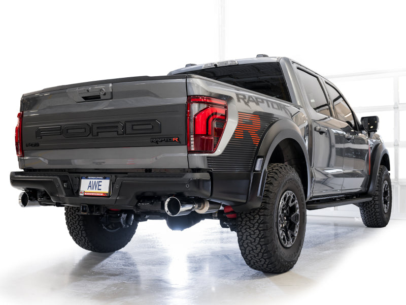 AWE Tuning AWE Gen 3 Raptor R SwitchPath Exhaust  - Chrome Silver Tips 3025-32852 3025-32852 Photo - Mounted