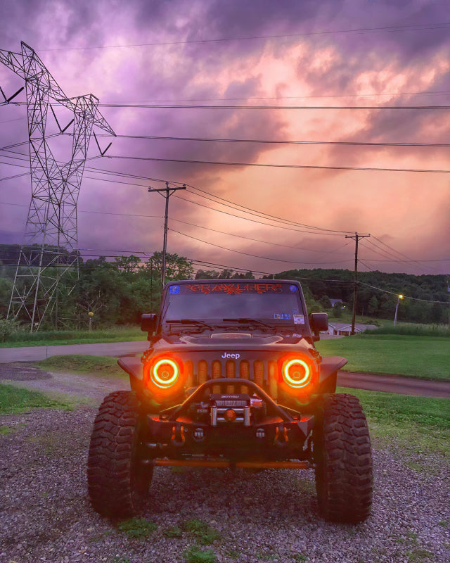 ORACLE Lighting Oracle 7in High Powered LED Headlights - Black Bezel - ColorSHIFT 2.0 5769-333 5769-333 Photo - lifestyle view