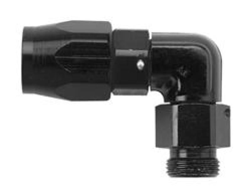 Fragola -8AN x 90 Degree Hose End x 3/8 NPT - Black 199008-BL 199008-BL Photo - Primary