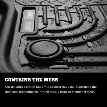 Husky Liners 2015 Chevy/GMC Tahoe/Yukon WeatherBeater Combo Black Floor Liners 99201 Photo - Mounted