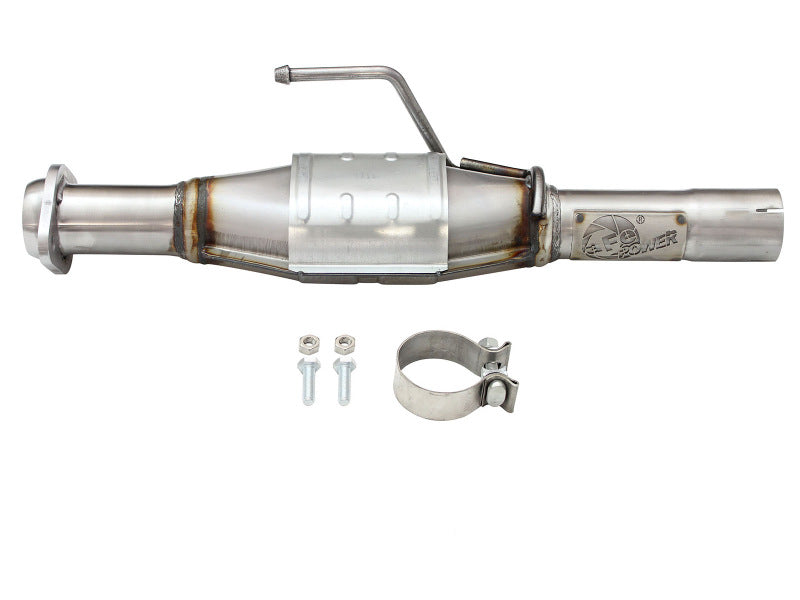 aFe Catalytic Converter Replacements Front - Jeep Wrangler (TJ/LJ) - 04-06 47-48004 Photo - Unmounted