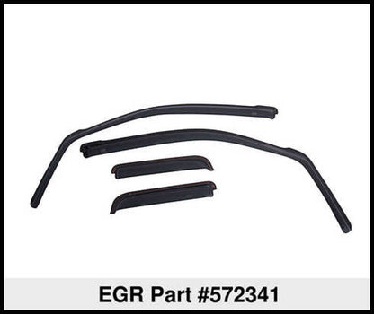 EGR 11-23 Dodge Durango In-Channel Window Visors Front/Rear Set Dark Smoke 572341 572341 Thumbnail