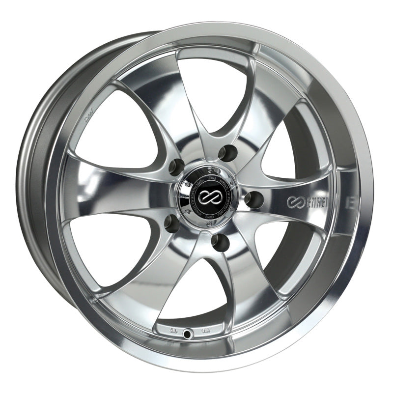 Enkei M6 Wheel Silver Mach 18x8.5 +10 6x139.7 482-885-8410MF Photo - Primary