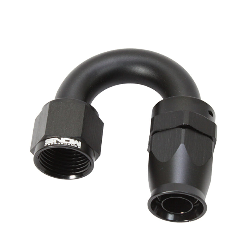 Snow Performance Snow -10AN 180 Degree PTFE Hose End (Black) SNF-60118 SNF-60118 Photo - Primary