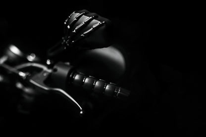Kuryakyn Skeleton Hand Mirrors Blk/Blk 1758 1758 User 1