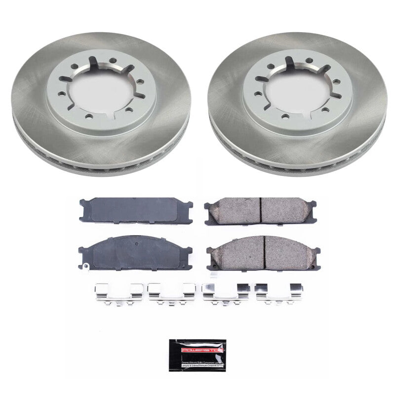 PowerStop Power Stop 98-04 Nissan Frontier Front Semi-Coated Rotor Kit SC2278 SC2278 Photo - Primary