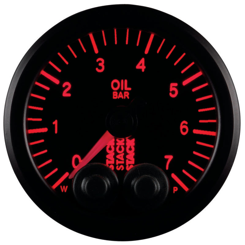 Autometer Stack 52mm 0-7 Bar M10 Male Pro-Control Oil Pressure Gauge - Black ST3501 ST3501 User 6