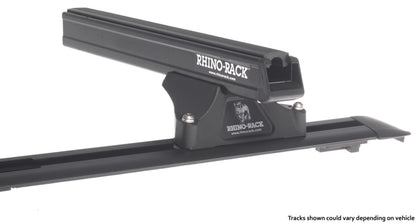 Rhino-Rack 03-10 Porsche Cayenne 955/957 4 Door SUV Heavy Duty RLTP 2 Bar Roof Rack - Black JA0541 JA0541 Photo - Unmounted