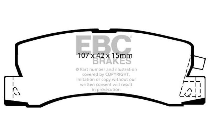 EBC Disc Brake Pad Set DP4628R Photo - Primary