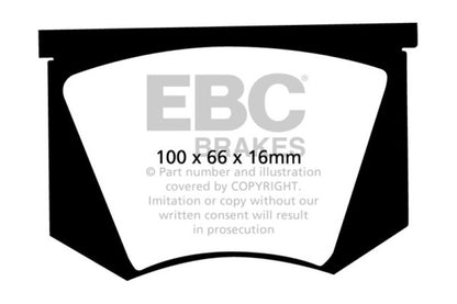 EBC Disc Brake Pad Set DP3100C Photo - Primary