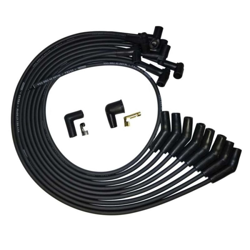 Moroso SB Ford 351W 135 Plug HEI Unsleeved Ultra Spark Plug Wire Set - Black 51072 51072 User 1