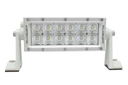 Hella Value Fit 8in Light - 36W Dual Row White Housing Flood Beam - LED 357208011 357208011 Photo - out of package