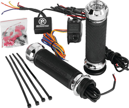 Performance Machine Pm Heated Grips- Apex Tbw 0063-2093-CH 0063-2093-CH Photo - Primary