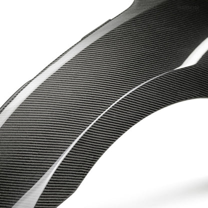 Seibon 2017 Honda Civic Type-R OE-Style Gloss Carbon Fiber Front Fenders FF17HDCVR-OE FF17HDCVR-OE Photo - Primary