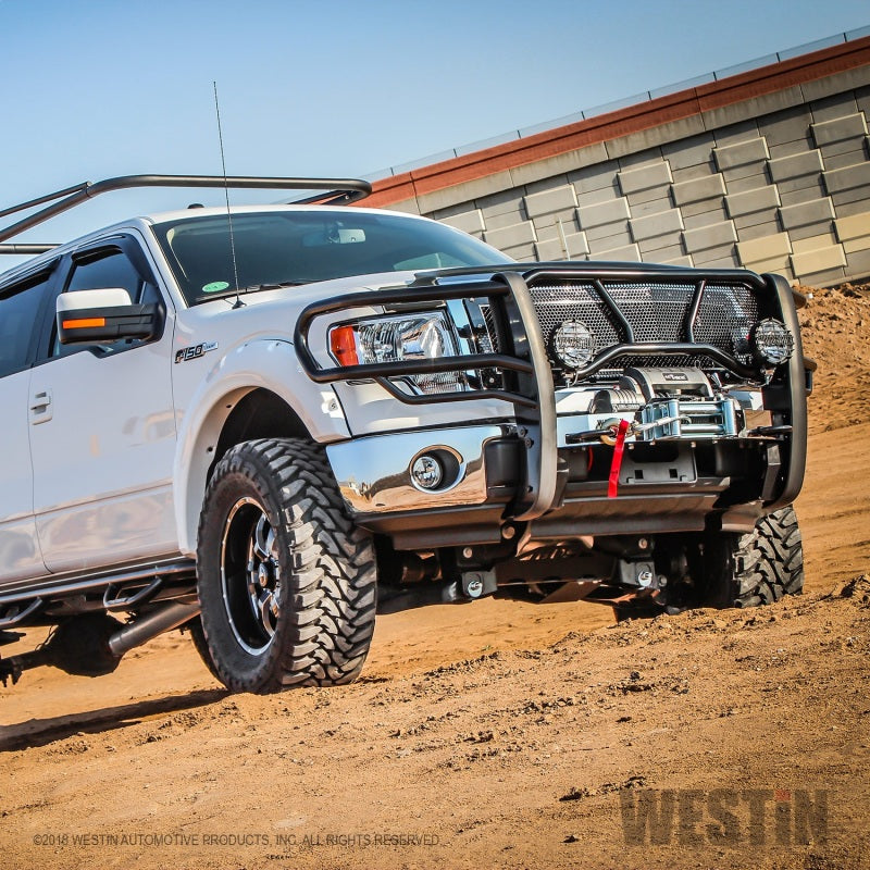 Westin HDX Winch Mount Grille Guard 57-92505 Photo - Mounted