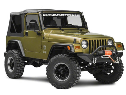 Raxiom 97-06 Jeep Wrangler TJ 50-In LED Light Bar Windshield Mount w/ Auxilliary Bracket J106746 J106746 Photo - Close Up