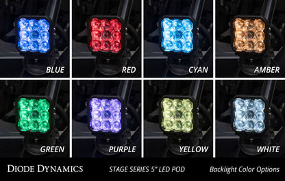 Diode Dynamics 14-18 Polaris RZR XP Stage Series SS3 A-Pillar Pod Kit - Sport White Combo DD7846 DD7846 User 6