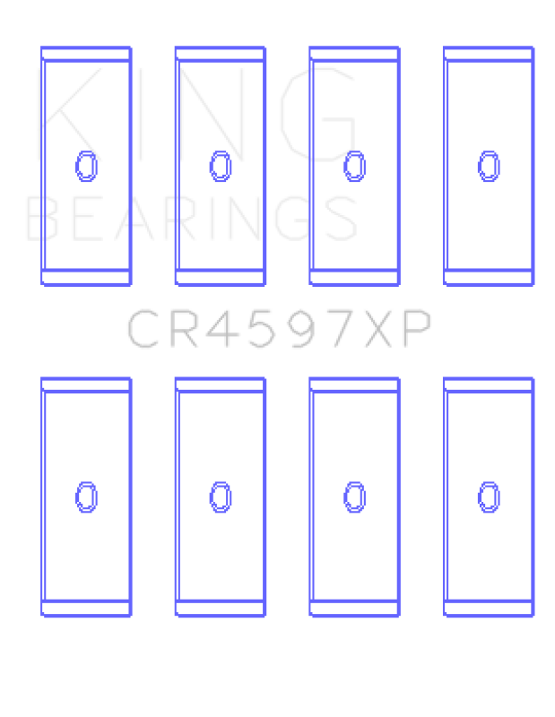 King Engine Bearings King Volkswagen 2.0L FSI/TFSI (Size STD) Performance Rod Bearing Set CR4597XP CR4597XP Photo - Primary