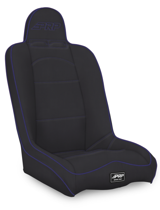 PRP Seats PRP Daily Driver High Back Suspension Seat- Black/Purple Vinyl A140110-201-M A140110-201-M Photo - Primary