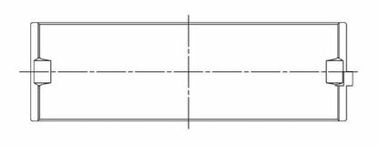 ACL Toyota 1HZ (Landcruiser) Diesel Standard Size High Performance Main Bearing Set 7M8397H-STD 7M8397H-STD Technical Drawing
