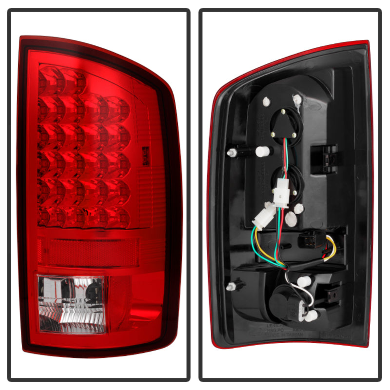 Spyder Dodge Ram 02-06 1500/Ram 2500/3500 03-06 LED Tail Light Red Clear ALT-YD-DRAM02-LED-RC 5002570 5002570 User 1