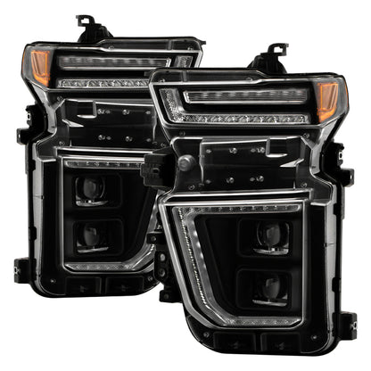 SPYDER Chevy Silverado 20-23 HD 2500/3500 High-Power LED Module - Black (PRO-YD-CSHD20AP-SEQ-BK) 5088840 5088840 Photo - Primary
