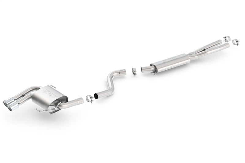 Borla 08-12 BMW 328i Sdm E90 2.0L RWD Dual Left Rear Exit Touring Cat-Back Exhaust 140505 140505 Photo - Primary