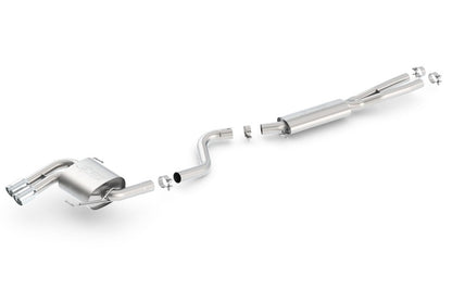 Borla 08-12 BMW 328i Sdm E90 2.0L RWD Dual Left Rear Exit Touring Cat-Back Exhaust 140505 140505 Photo - Primary
