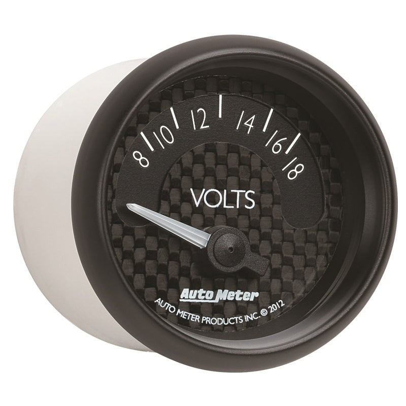 Autometer GT Series 52mm Short Sweep Electronic 8-18 Volts Voltmeter 8092 8092 User 5