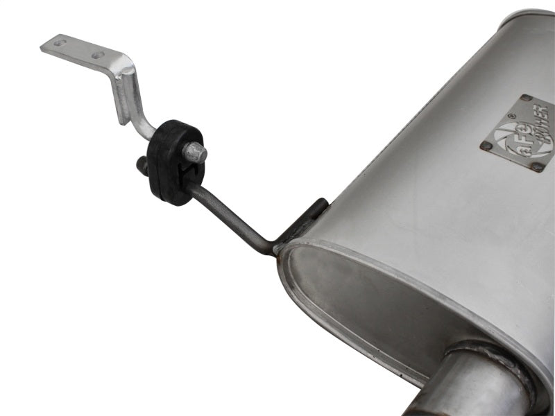 aFe Scorpion 2-1/2in Aluminized Steel Cat-Back Exhaust System: Jeep Wrangl 49-08040 Photo - Unmounted