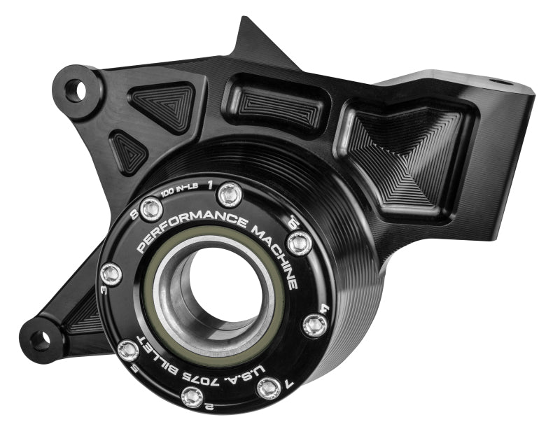 Performance Machine UTV Bearing Carrier Assembly - Black Ano 0221-1005-B 0221-1005-B Photo - Primary