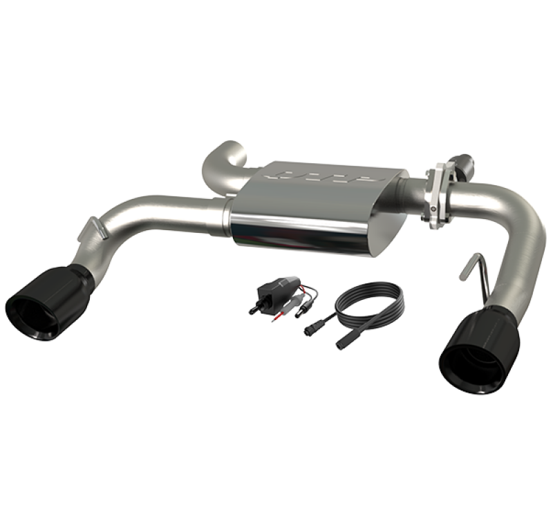 QTP  21-24 Ford Bronco QTP Screamer Axle Back Black Tips 440521B 440521B User 1
