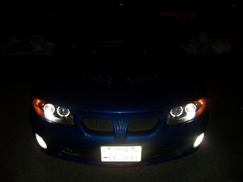 Spyder Pontiac GTO 04-06 Projector Headlights LED Halo LED Black High H1 Low H1 PRO-YD-PGTO04-HL-BK 5011749 5011749 User 1