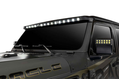 ORACLE Lighting Oracle Jeep Wrangler JL/Gladiator JT Integrated Windshield LED Light Bar System 5917-023 5917-023 Photo - Mounted