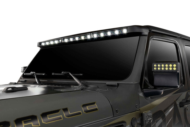 ORACLE Lighting Oracle Jeep Wrangler JL/Gladiator JT Integrated Windshield LED Light Bar System 5917-023 5917-023 Photo - Mounted