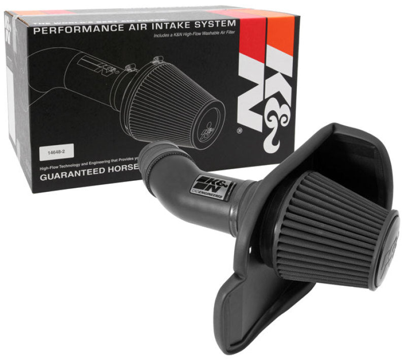 K&N Engineering Blackhawk Air Intake 11- Challenger 6.4L KNE71-2545 71-2545 Photo - out of package