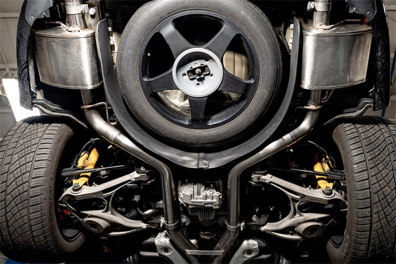 CORSA Performance Corsa 21-22 Dodge Durango SRT Hellcat Cat-Back 2.75in Dual Rear Exit Sport 4.5in Polished Tips 21195 21195 Photo - Mounted