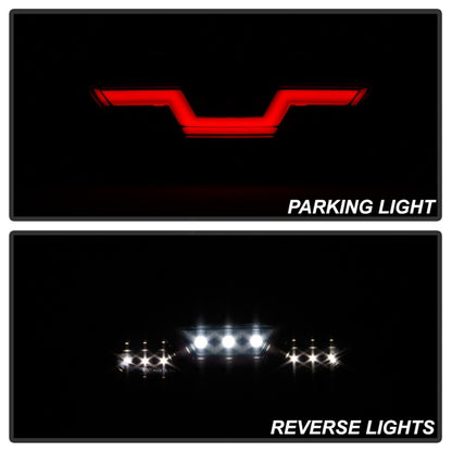 Spyder 15-16 Ford Mustang LED Reverse Lights - Black Smoke w/ Red Bar (ALT-YD-FM15RED-REV-BSM) 5082794 5082794 Photo - Unmounted