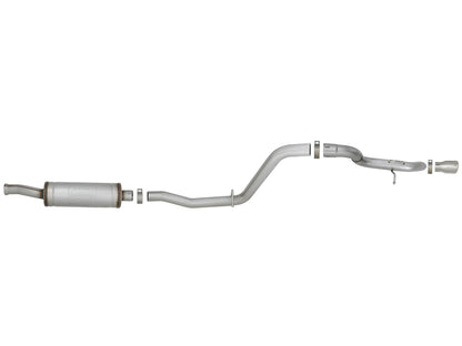 aFe MACH Force-Xp 2.5in Catback High-Tuck Exhaust 18-21 Jeep Wrangler (JL)3.6L 4-Door - Polished Tip 49-48065-1P 49-48065-1P Photo - Unmounted