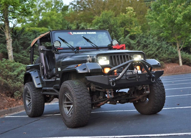 Rugged Ridge 87-95 Jeep Wrangler LED 4in x 7in Headlight Each 12402.85 12402.85 Photo - Mounted
