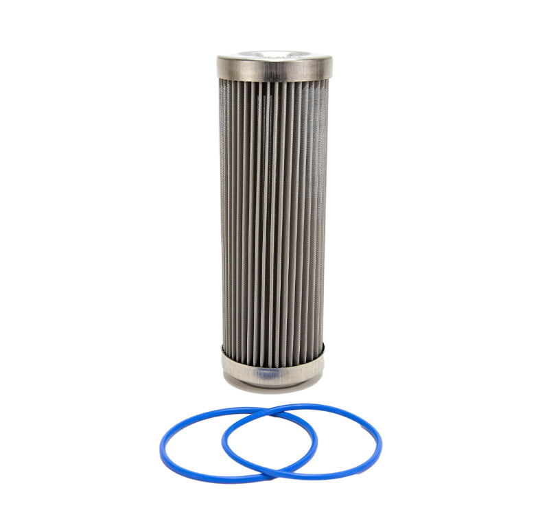 Fuelab 40 Micron Stainless Steel Replacement Element - 6in w/2 O-Rings & Instructions 71812 71812 Photo - Primary