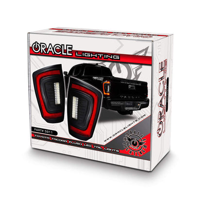 ORACLE Lighting 2016-2023 Gen 3 Toyota Tacoma Flush Style LED Tail Lights 5911-504 5911-504 Photo - in package