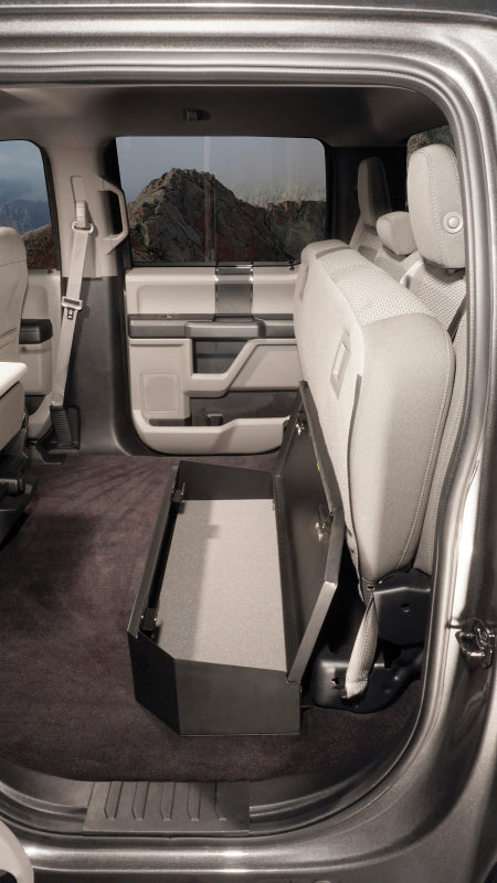 Tuffy Products Tuffy Underseat Lockbox 2/3 Length W/ Keyed Lock For Ford Fseries Supercrew 344-01 344-01 Photo - Mounted