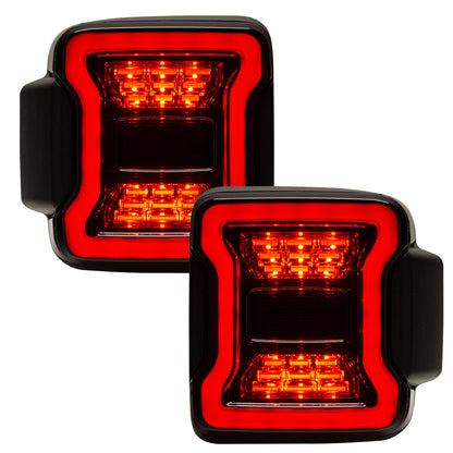 ORACLE Lighting Oracle Jeep Wrangler JL Black Series LED Tail Lights 5852-504 5852-504 Photo - Unmounted