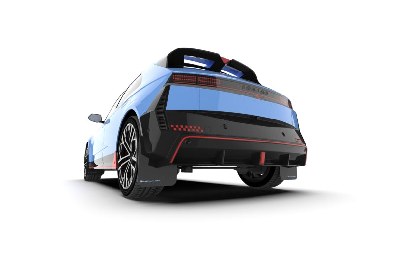 Rally Armor 2025+ Hyundai Ioniq 5 N Black Mud Flap w/ Light Blue Logo MF117-UR-BLK-PBL MF117-UR-BLK-PBL User 1