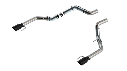 Borla 21-23 Ford Raptor 3in Connection Pipe 4.5in Tip - Black Chrome 60727BC 60727BC Photo - Primary