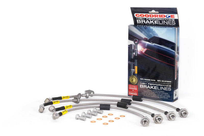 Goodridge 15-17 Hyundai Genesis Sedan AWD SS Brake Line Kit 23212 23212 Photo - out of package