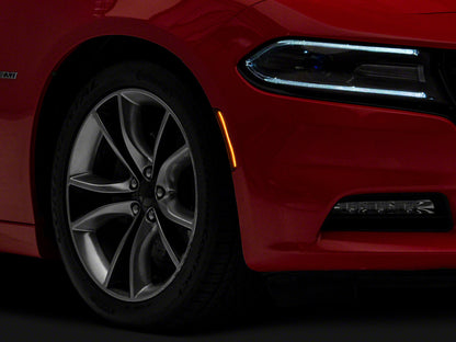 Raxiom 15-23 Dodge Charger Excluding Widebody Axial LED Side Marker Lights Front and Rear- Smoked CR5949 CR5949 Photo - Primary